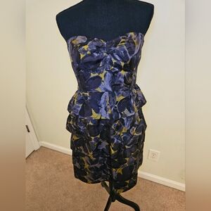 J.Crew Brynn silk evening strapless dress, sz 10